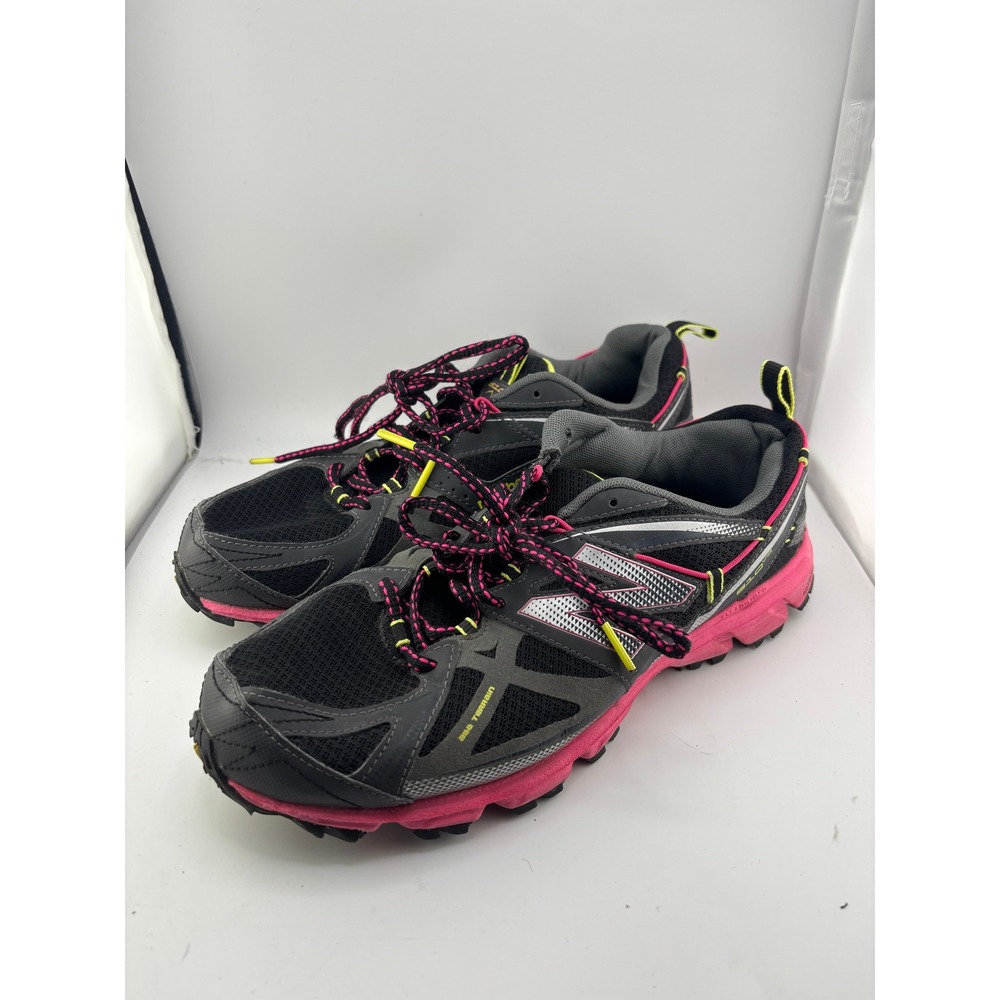New Balance 610v3 All Terrain Trail Running Shoes Black Pink Yellow WT610BP3 9.5